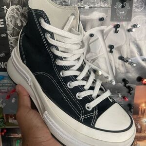Converse Black and White High-Tops